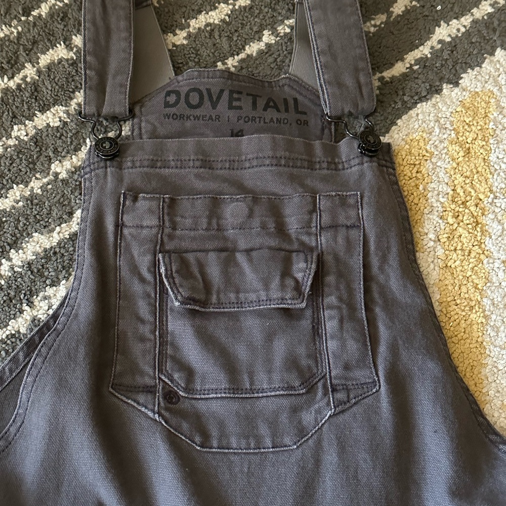 Dove Tail overalls. SO cute and comfortable.